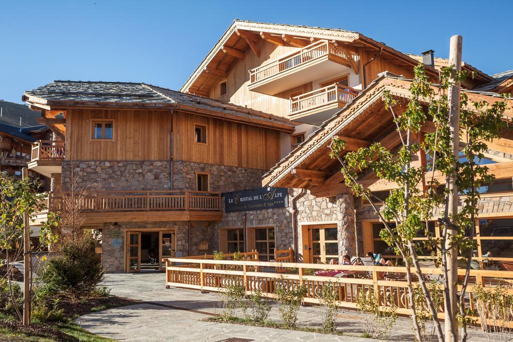 Cgh Residences & Spas Le Cristal De L'Alpe Alpe d'Huez ภายนอก รูปภาพ